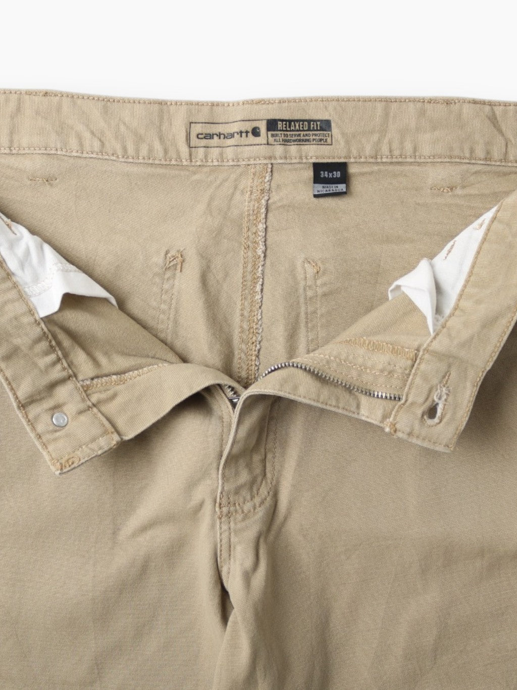 Carpenter Shorts - Beige - 34"