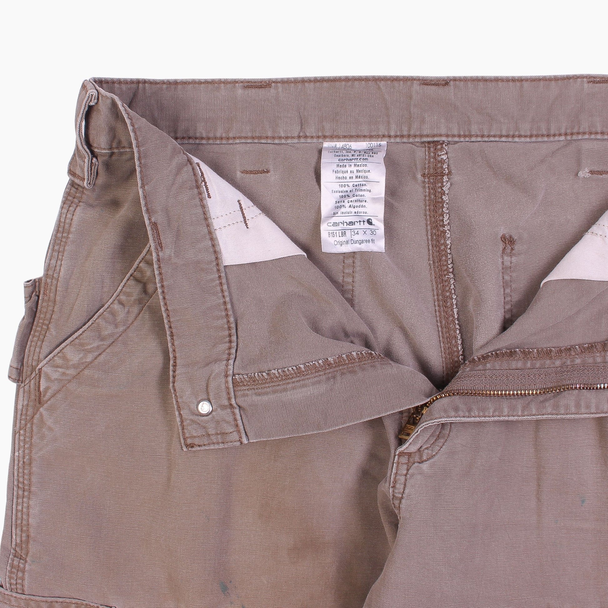 Vintage Carhartt Carpenter Pants - Washed Brown - 34/30 - American Madness