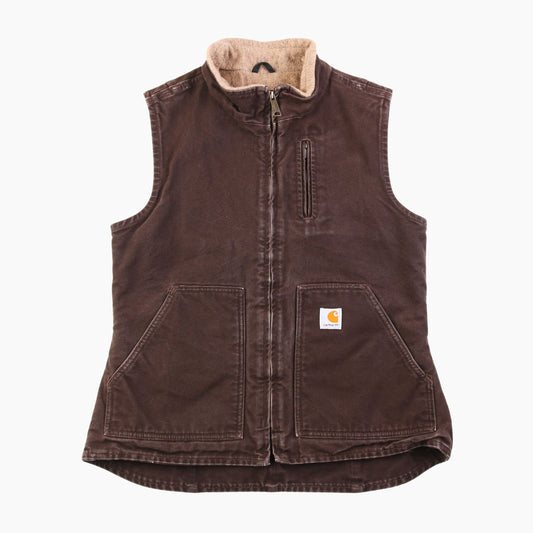 Lined Vest - Brown