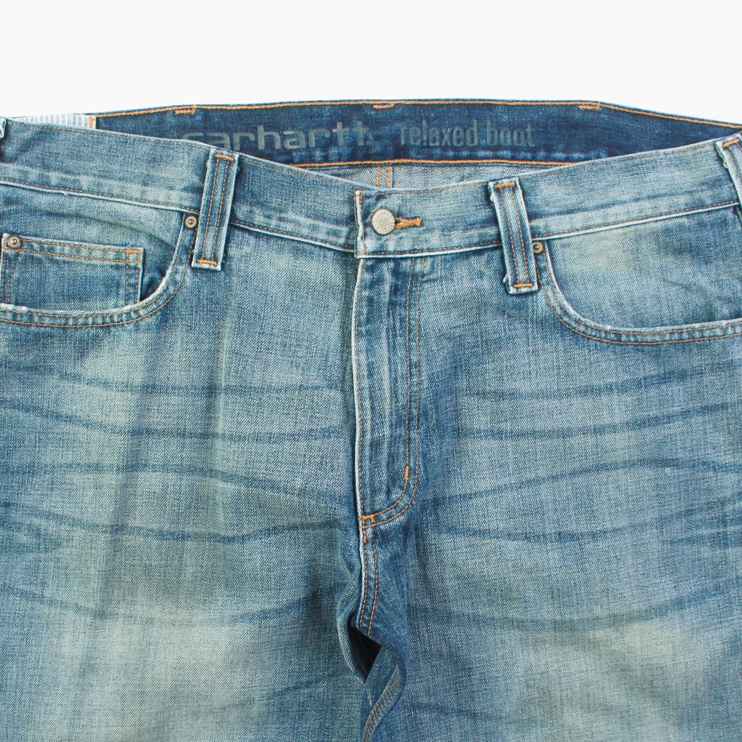 Vintage Carpenter Pants - Washed Denim - 38/32