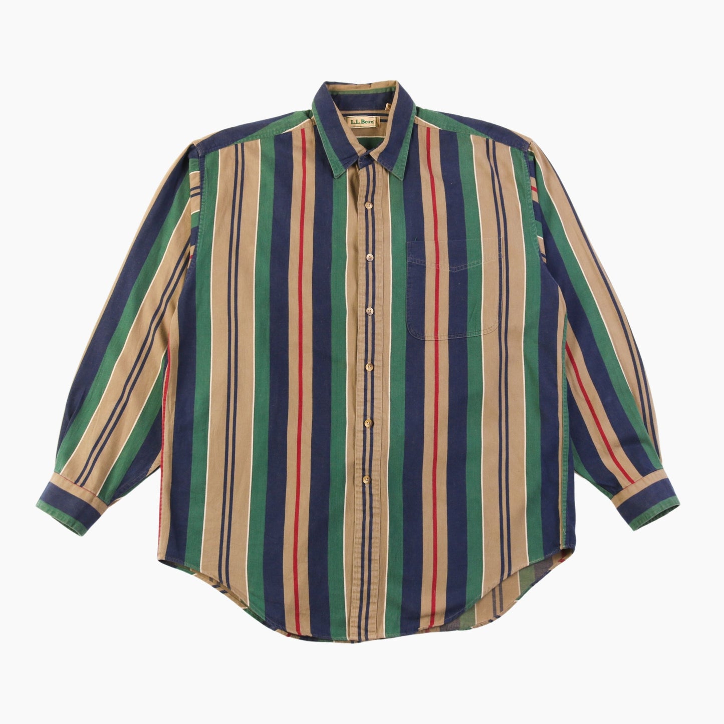 Vintage Shirt - Green Stripe