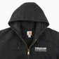 Active Hooded Jacket - Washed Black