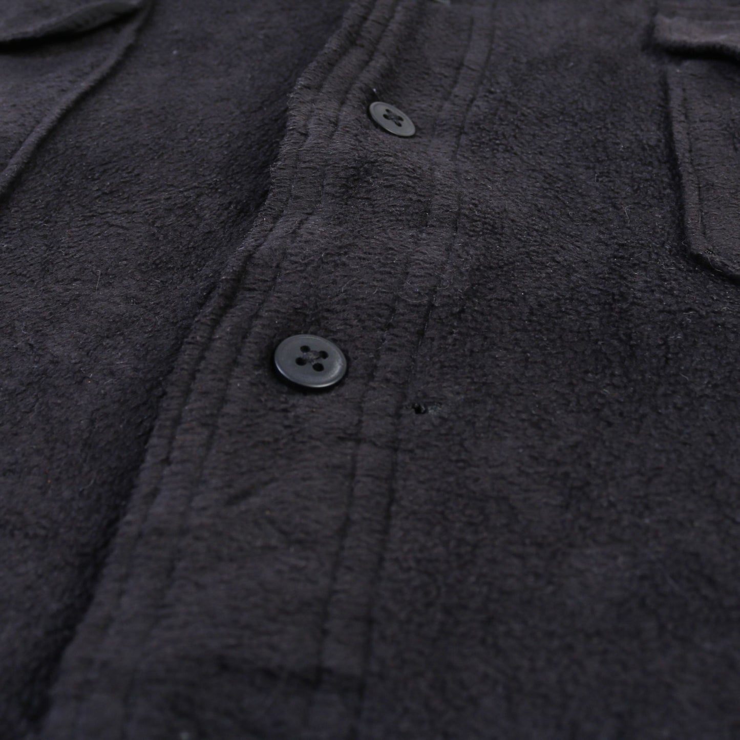 Vintage Flannel Overshirt - Black