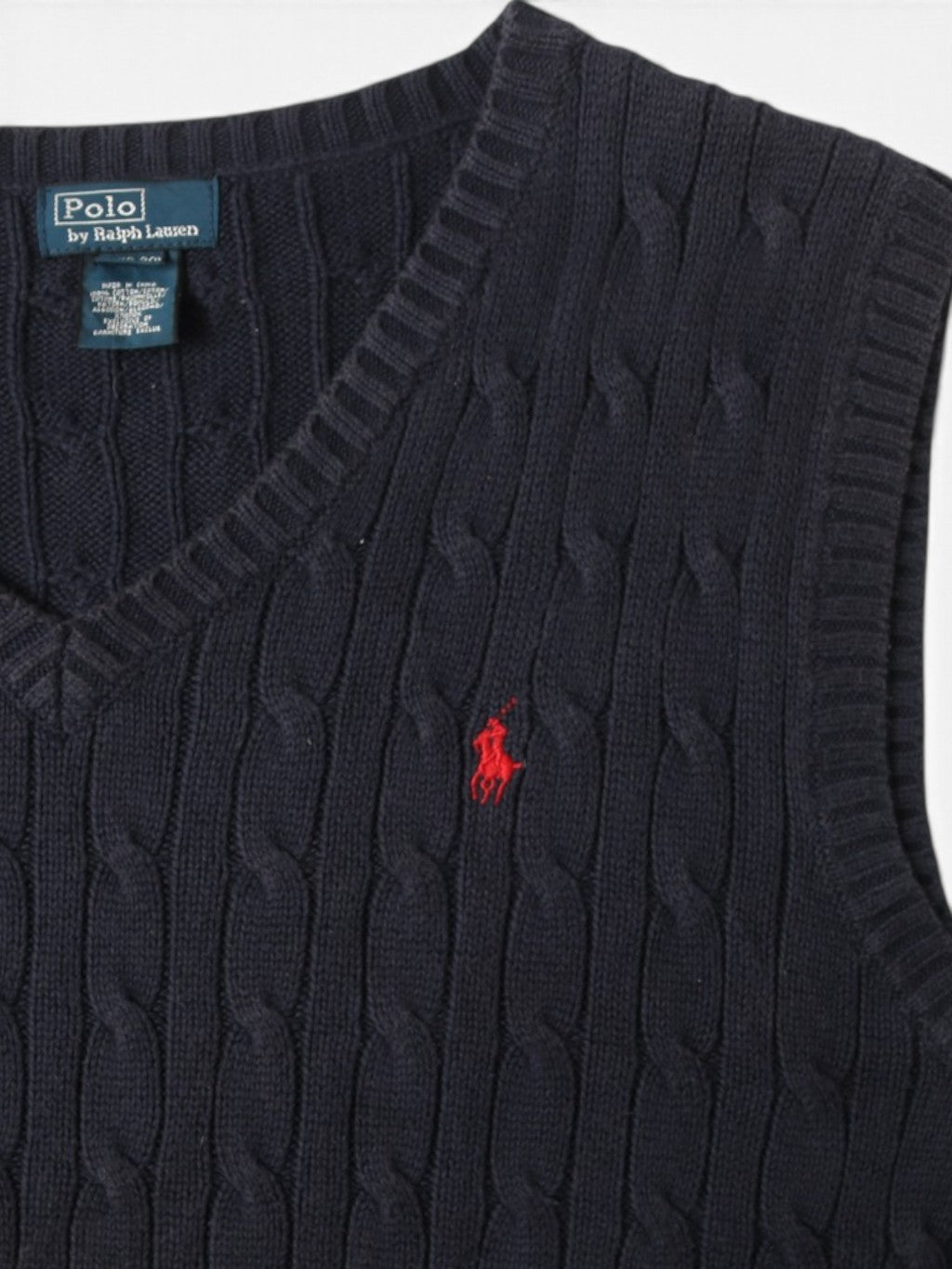 Cable Knit Vest