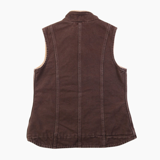 Lined Vest - Brown