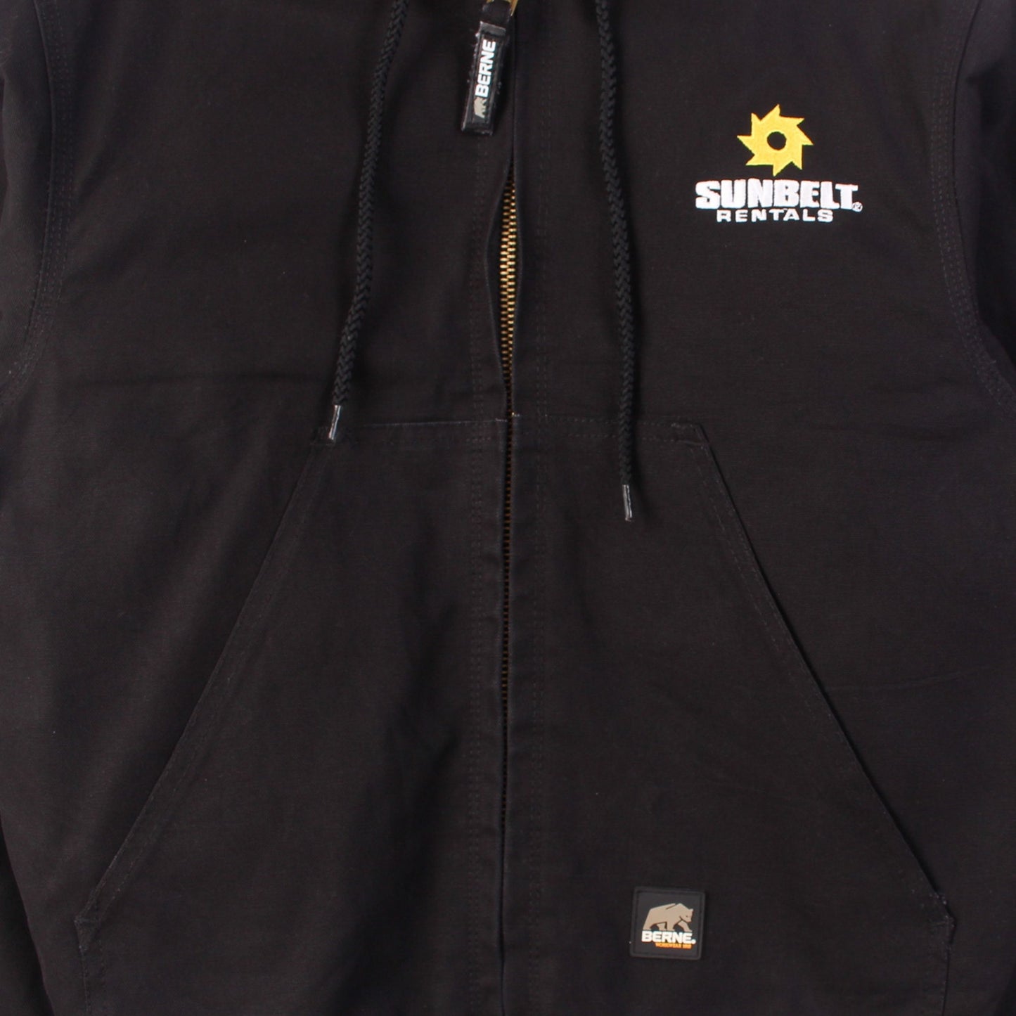 Work Hooded Jacket - Black