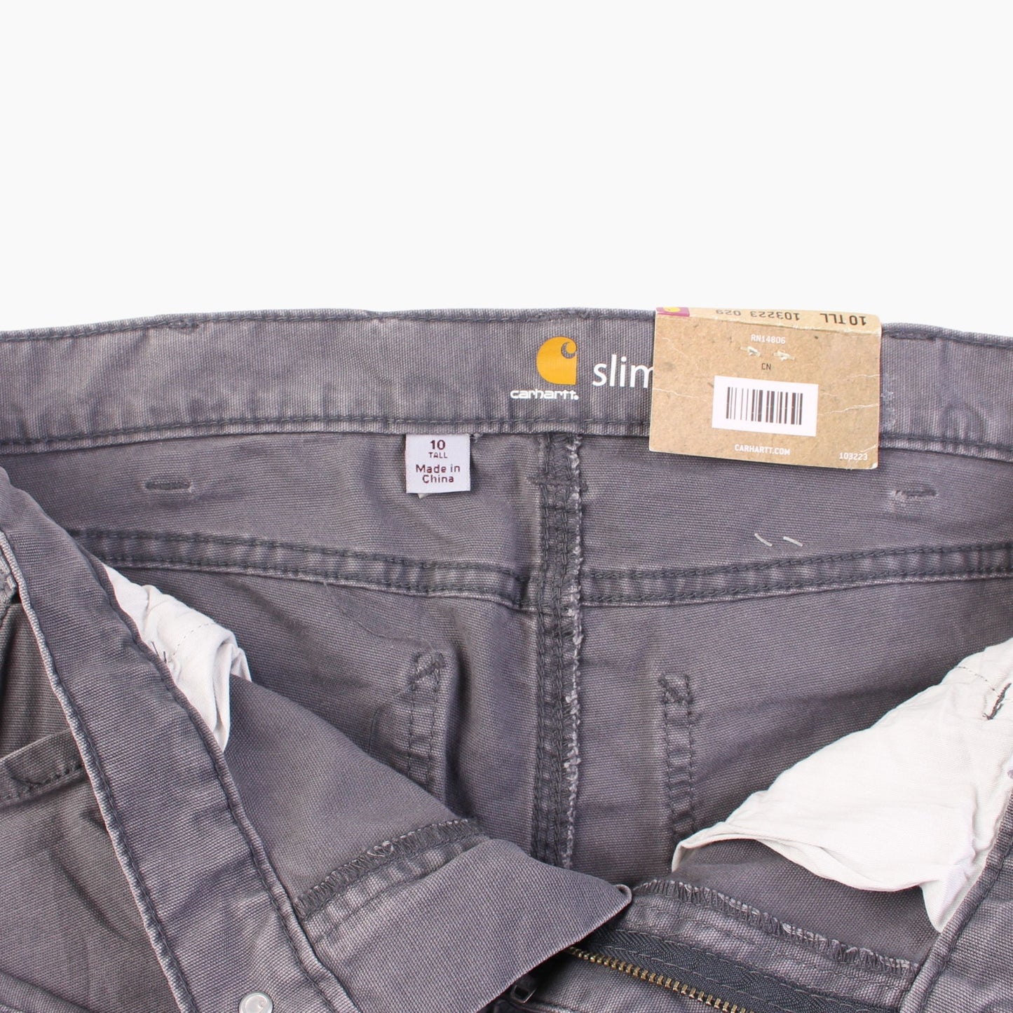 Vintage Double Knee Carpenter Pants - Grey - 32/30