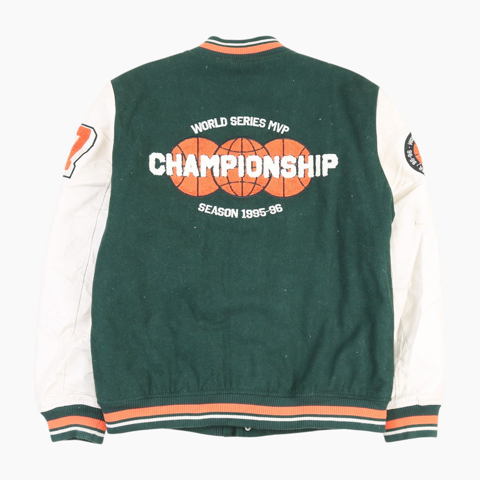 Vintage Varsity 'P' Bomber Jacket - Green