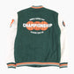 Vintage Varsity 'P' Bomber Jacket - Green