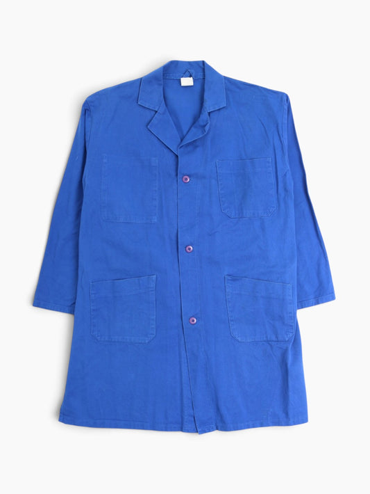 Vintage Shop Coat - Blue
