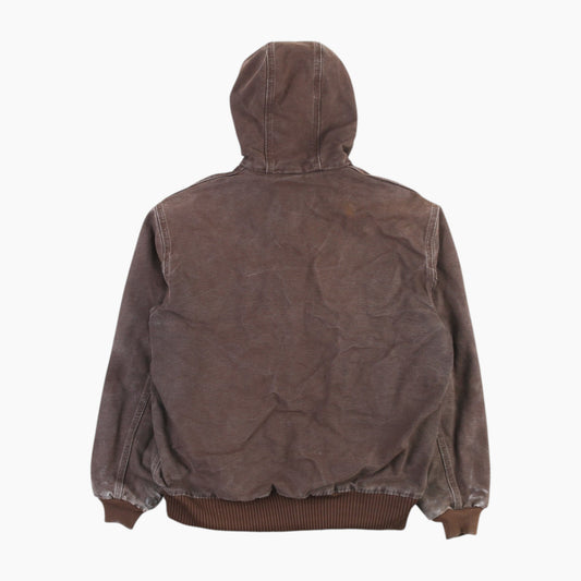 Hooded Active Jacket - Brown