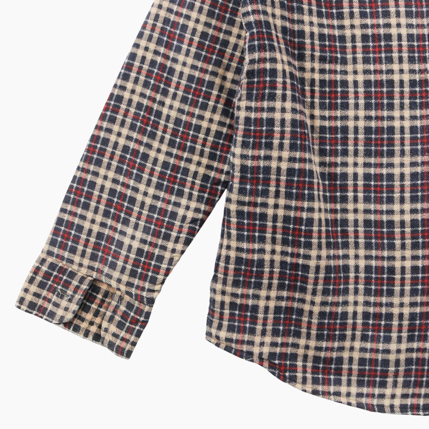 Vintage Flannel Overshirt - Navy Check