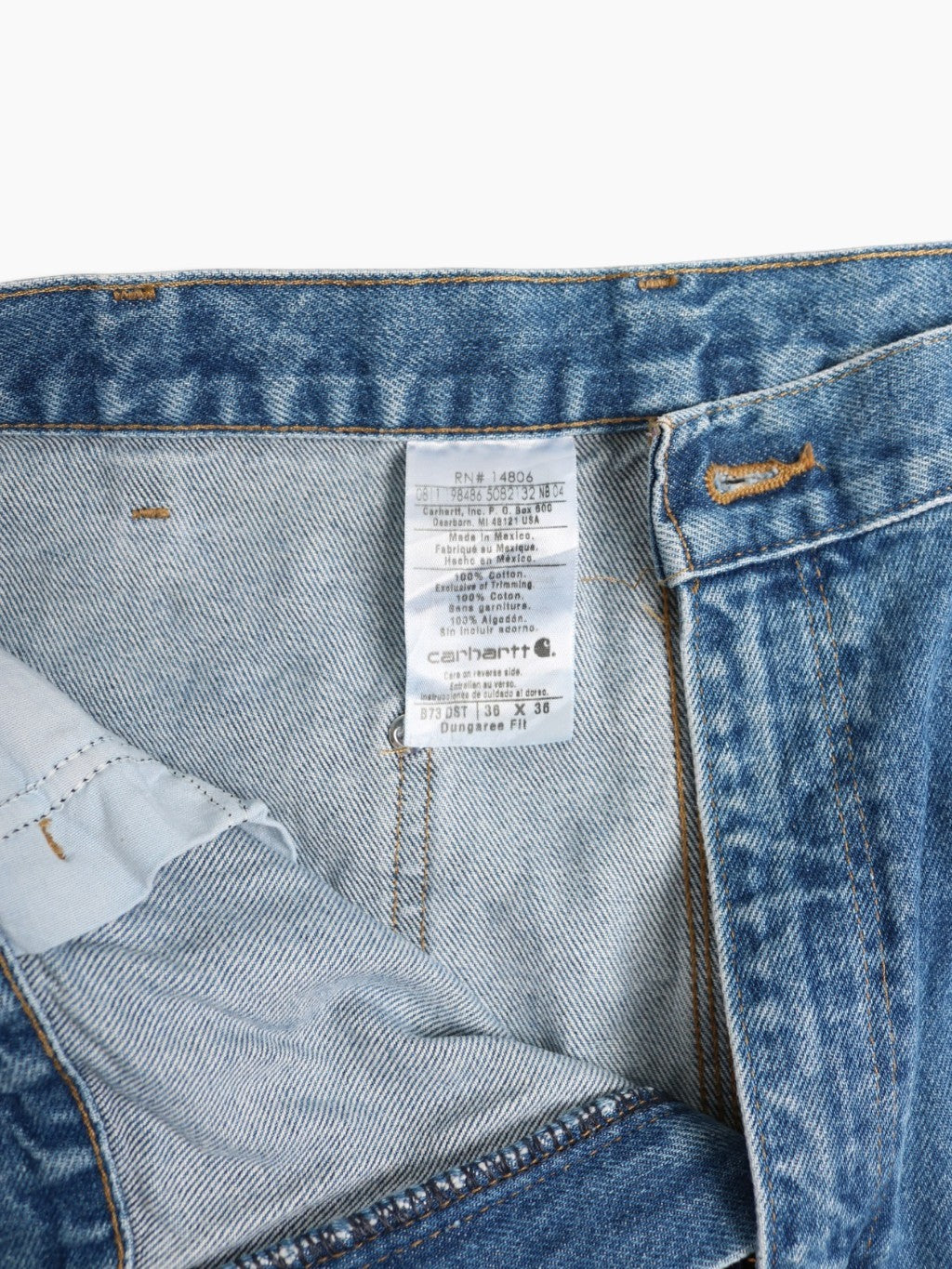 Vintage Double Knee Work Pants - Denim - 36/36