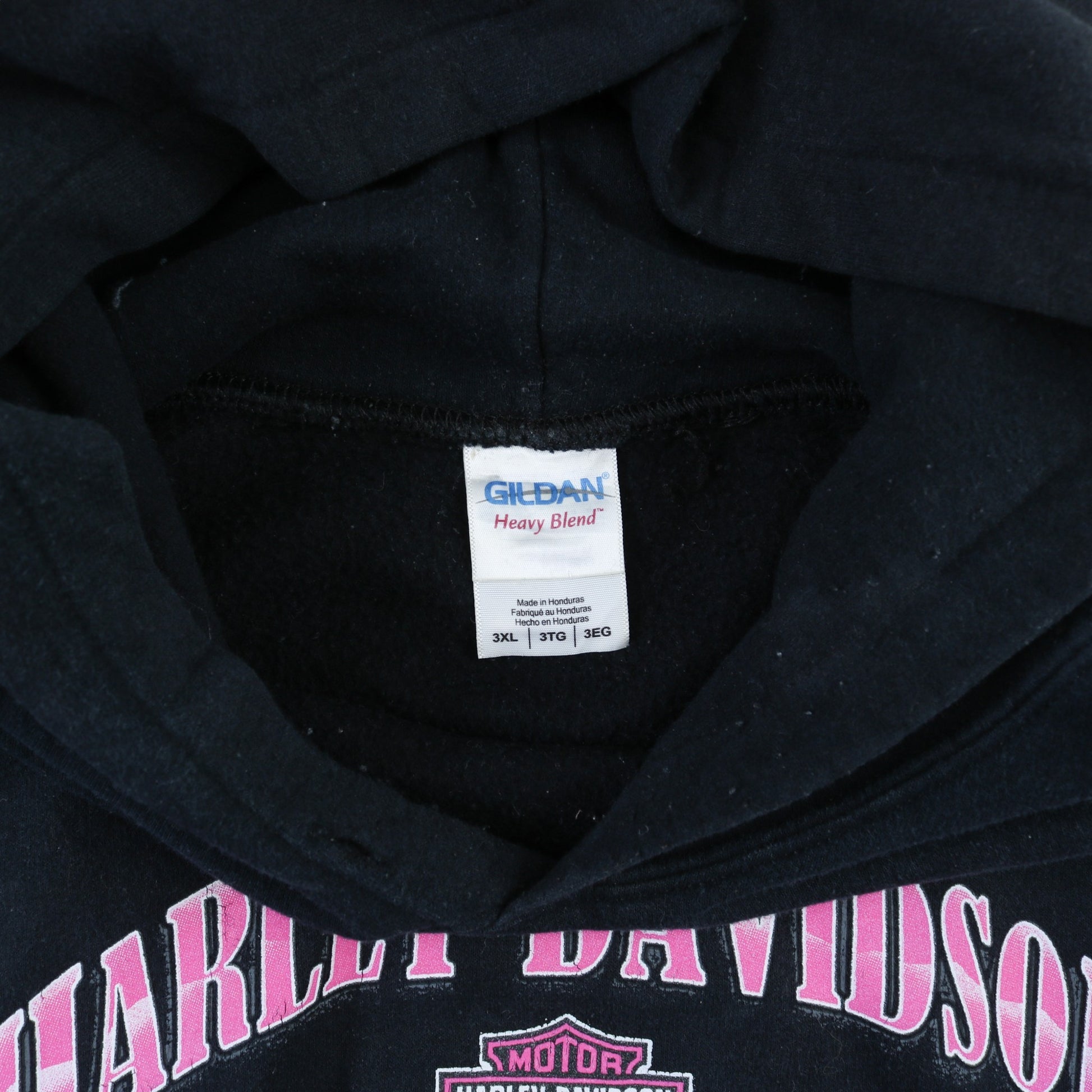 'Motor Club' Hooded Sweatshirt - Black