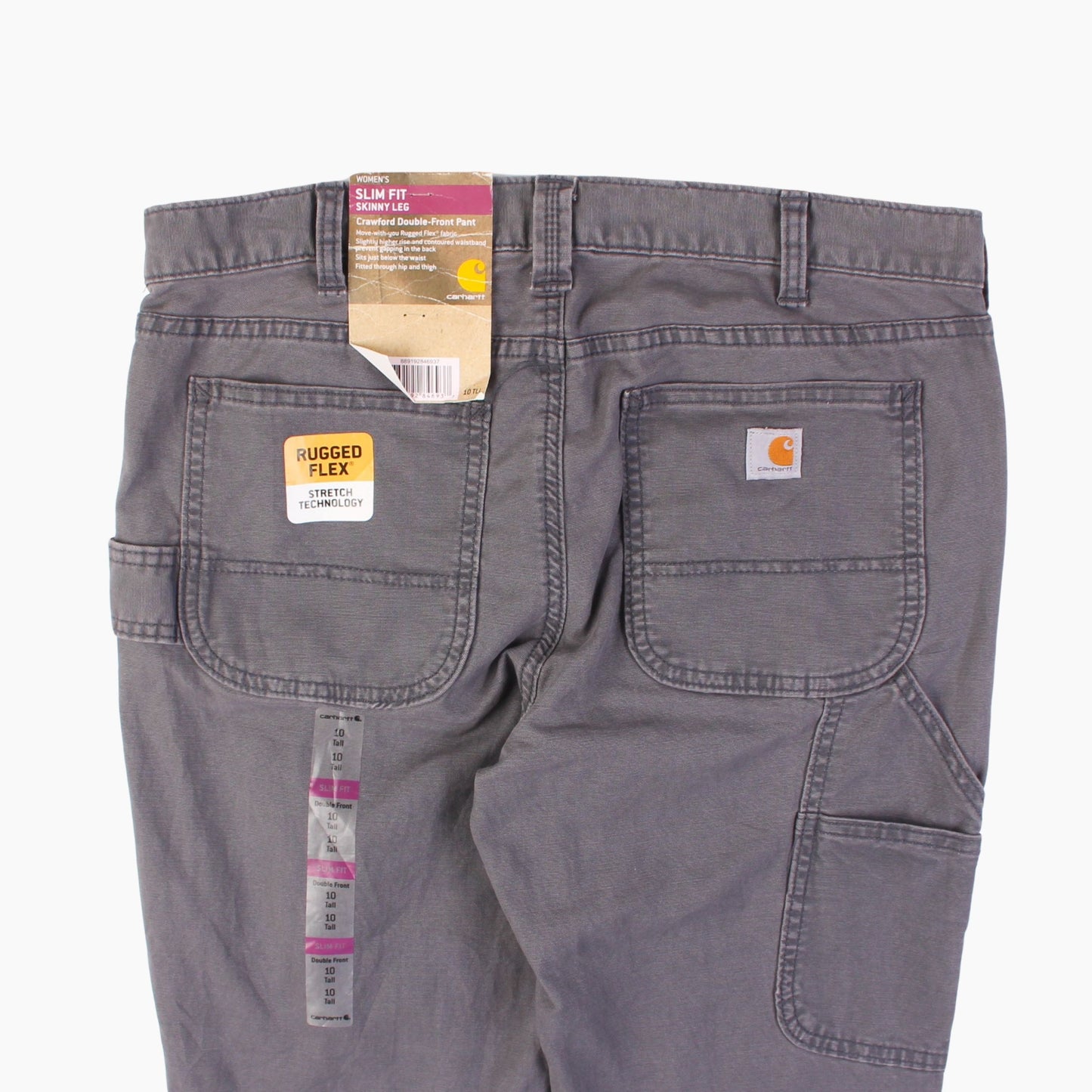 Vintage Double Knee Carpenter Pants - Grey - 32/30