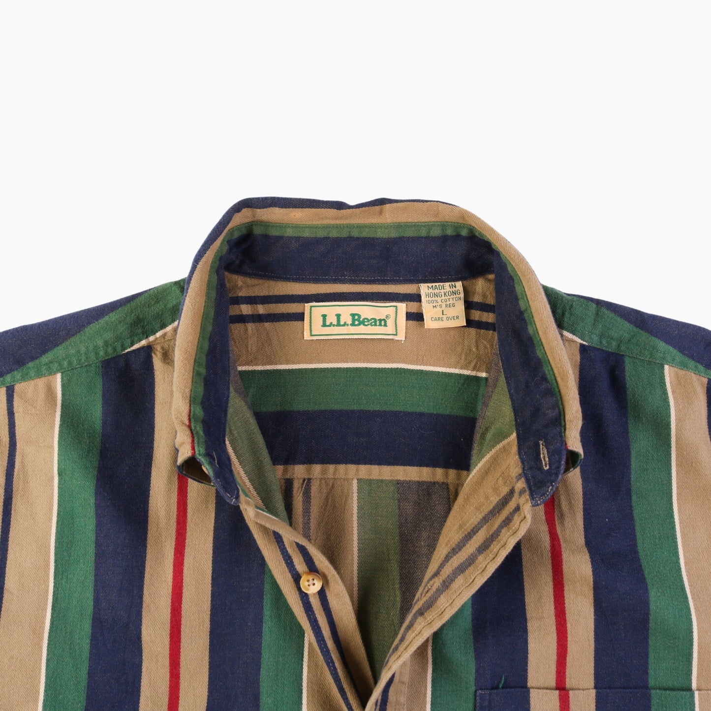 Vintage Shirt - Green Stripe