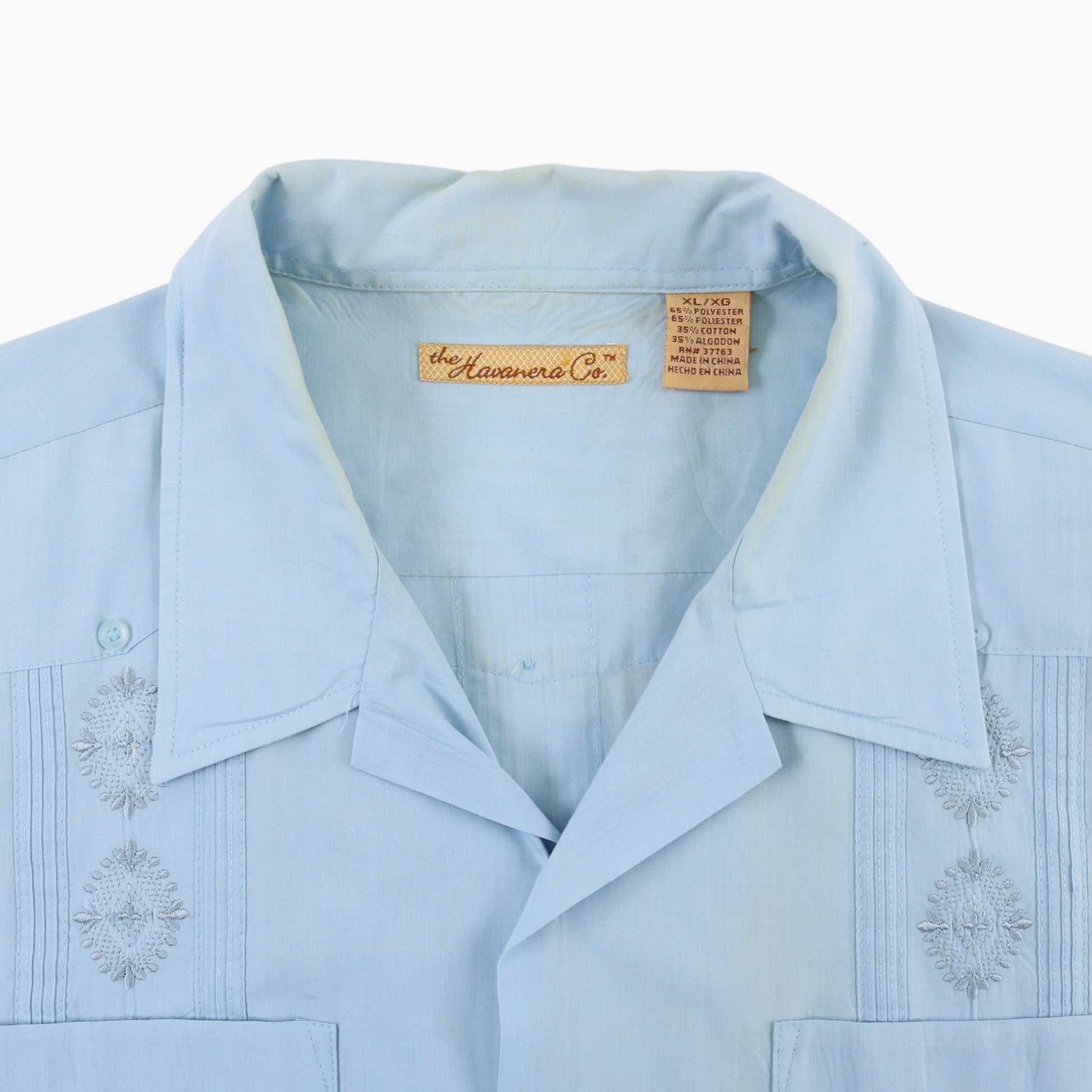 Vintage Cuban Guayabera Shirt