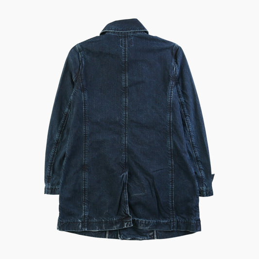 Vintage Denim Pea Coat