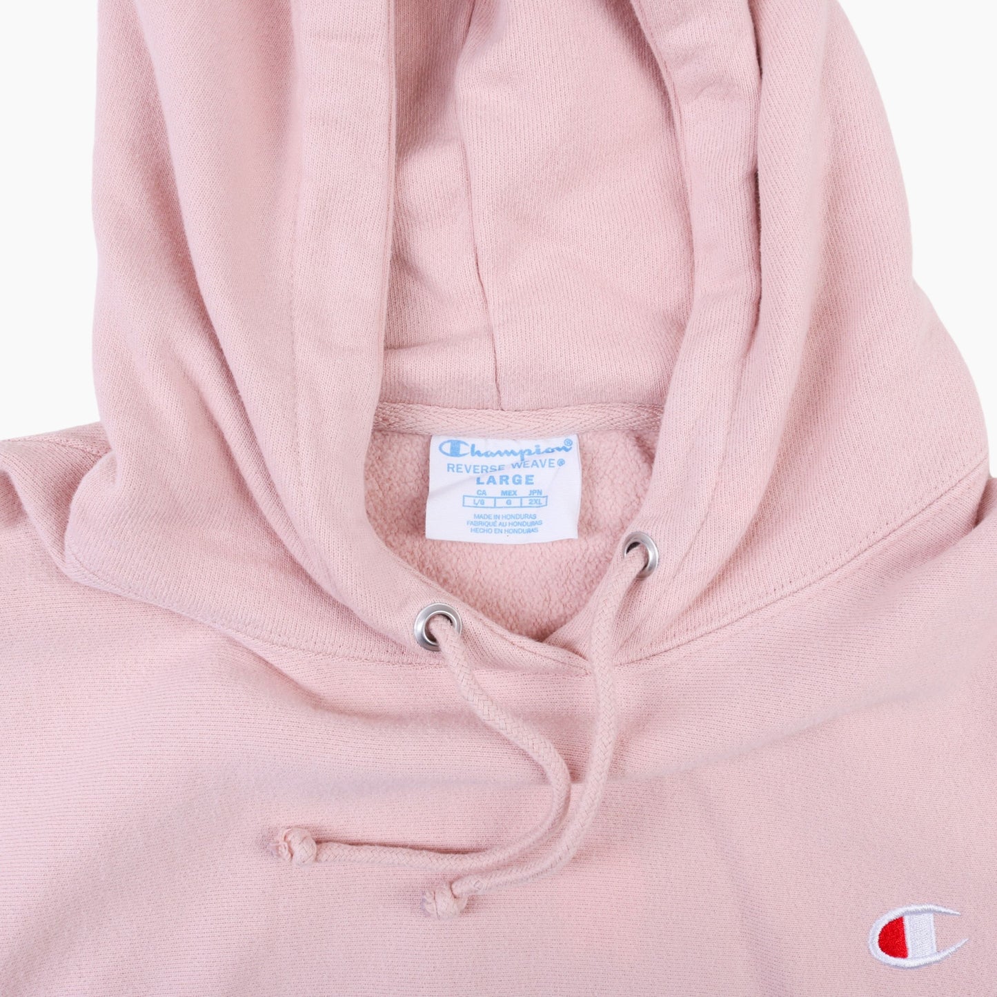 Embroidered Hooded Sweatshirt - Pink