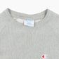 Embroidered Cutoff Sweatshirt - Grey