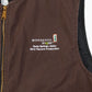 Lined Vest - Washed Brown