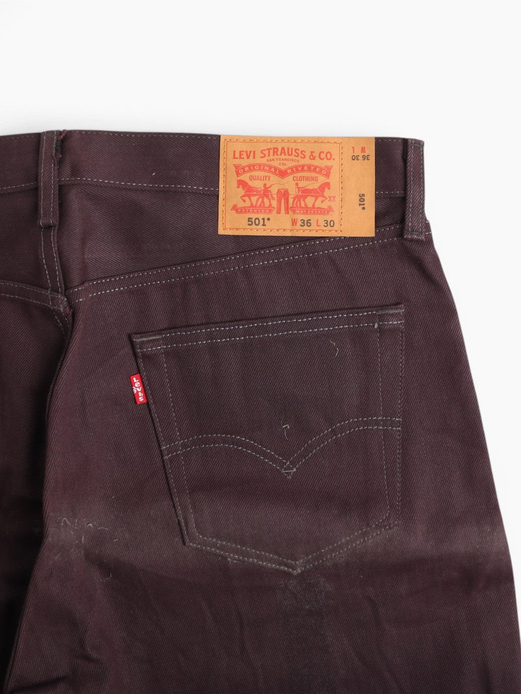 Vintage 501 Shorts - Purple 36"