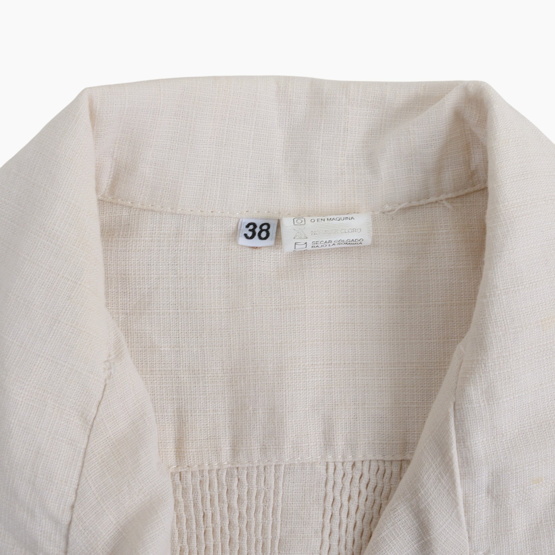 Vintage Cuban Guayabera Shirt