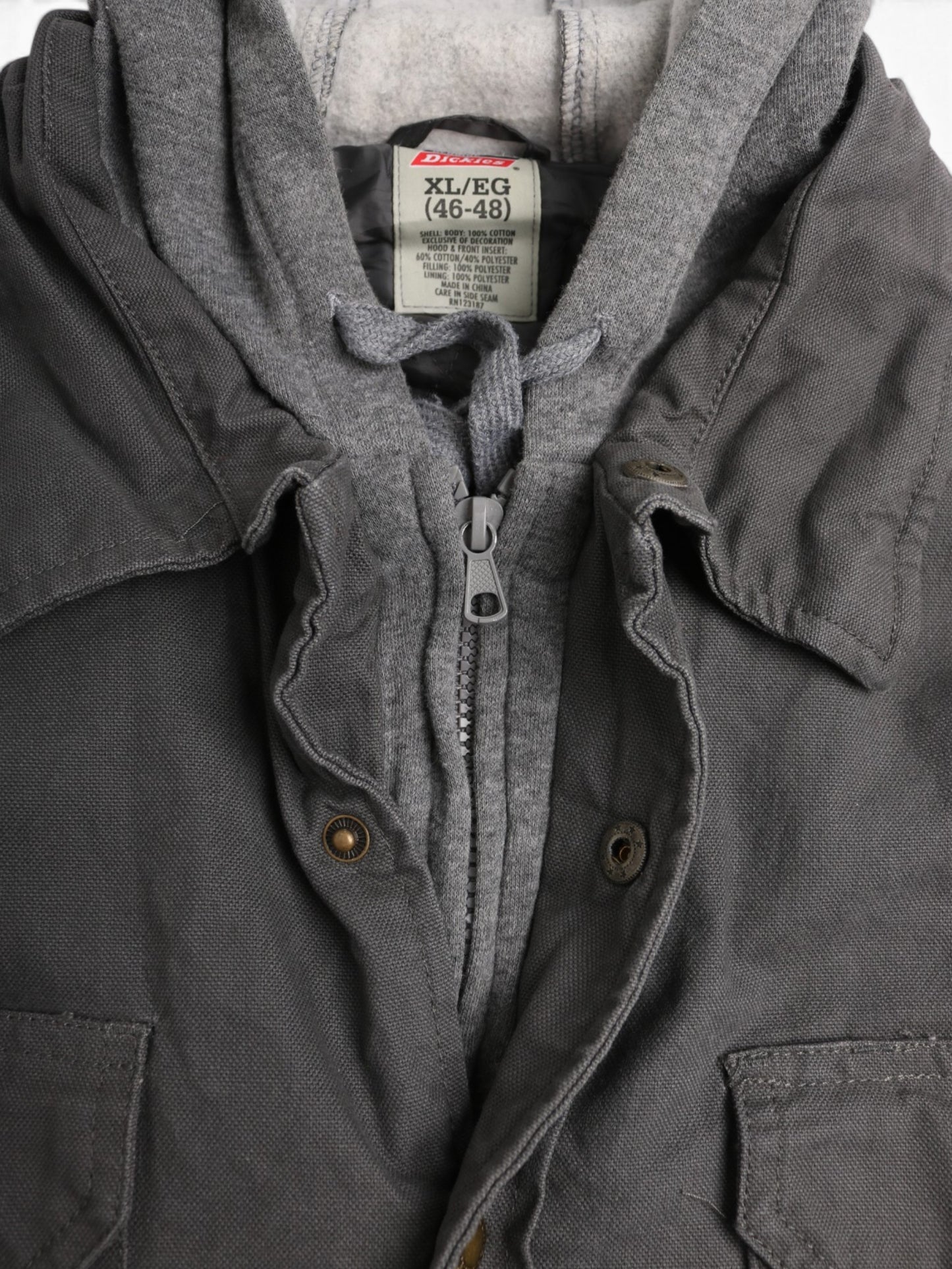 Vintage Hooded Work Jacket