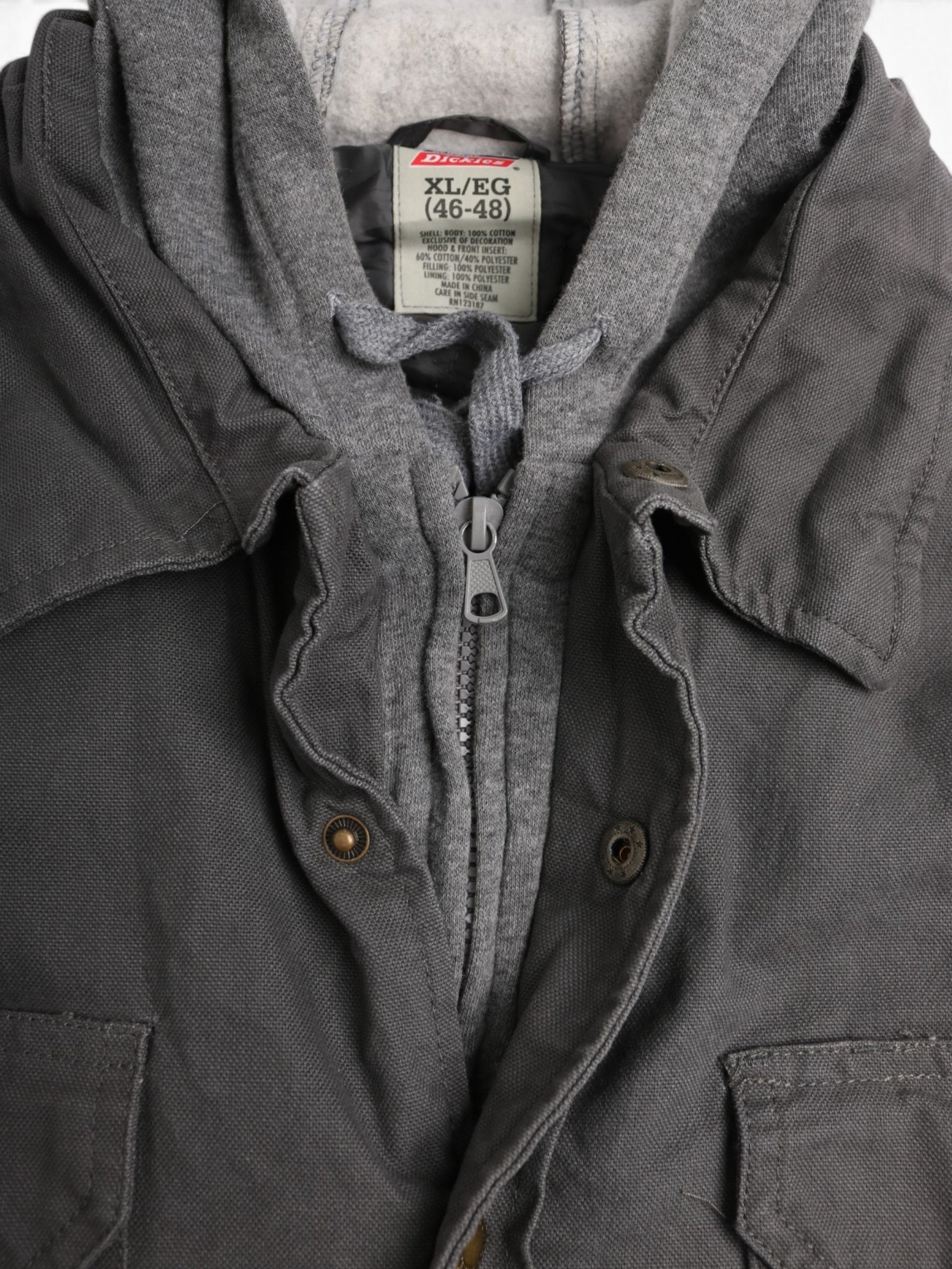 Vintage Hooded Work Jacket