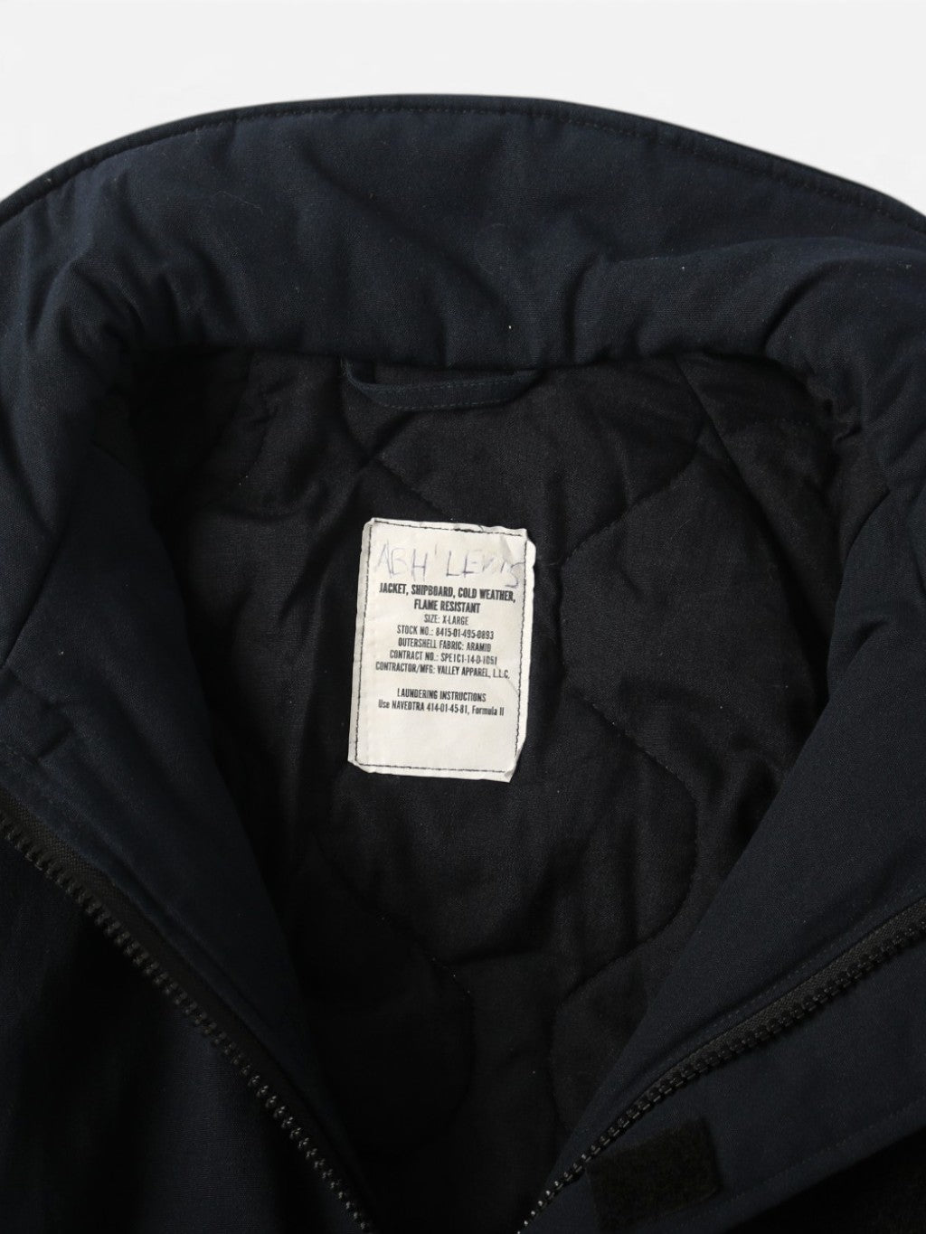 Vintage Shipboard Cold Weather Bomber Jacket
