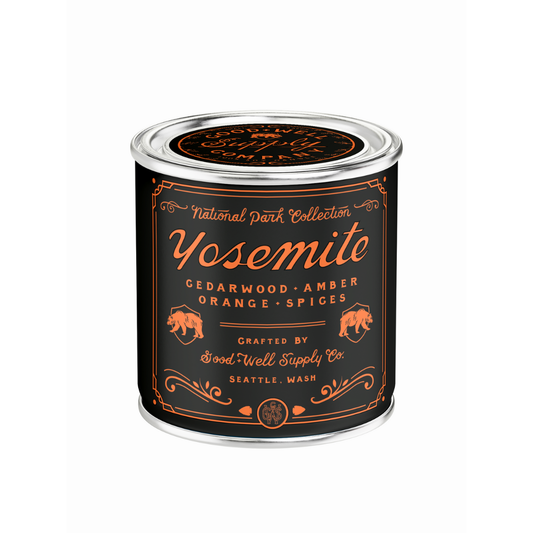 Yosemite National Park Candle: 1/2 Pint - American Madness