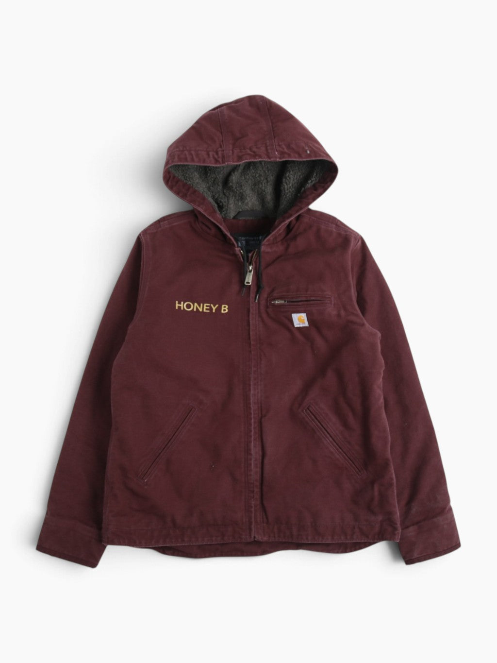 Active Hooded Jacket - Burgundy