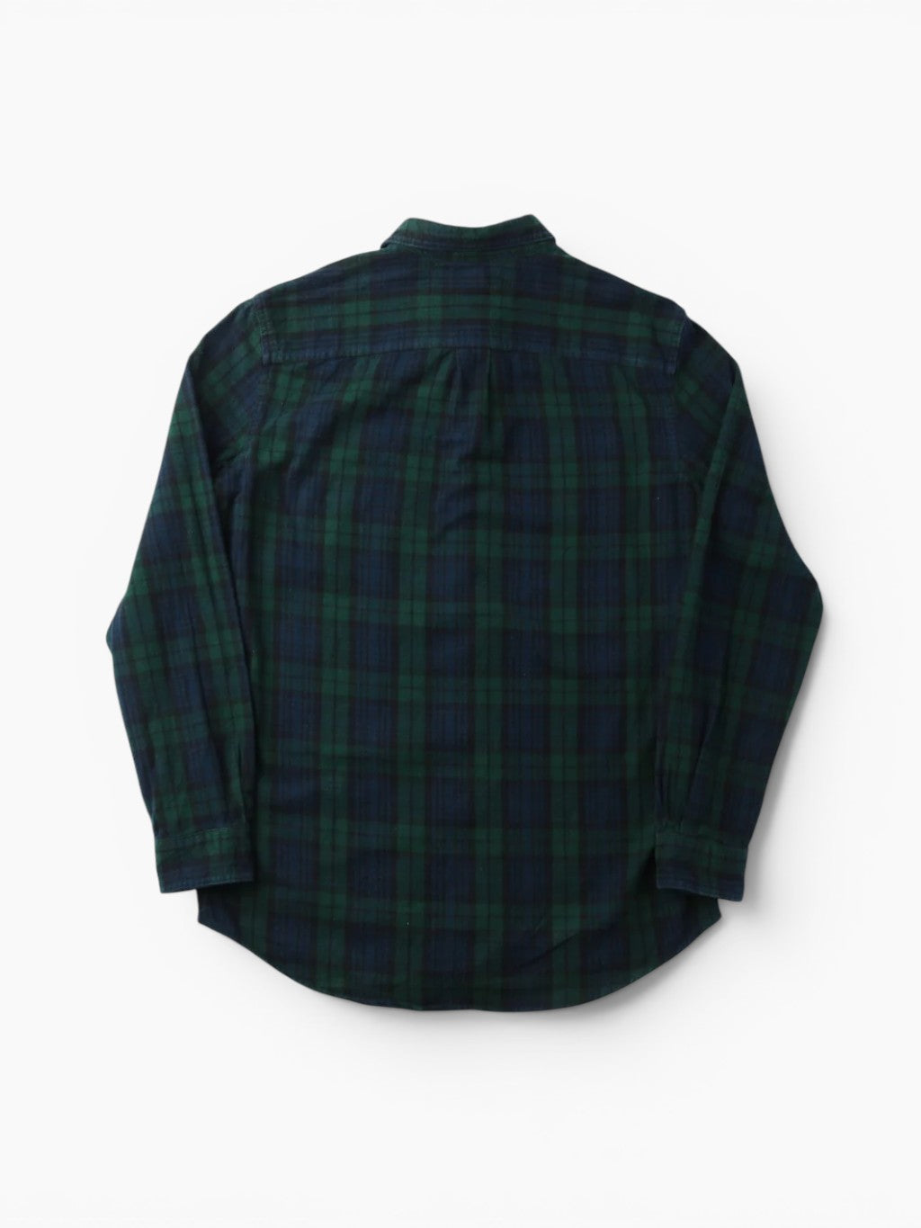 Vintage Flannel Shirt - Green Check
