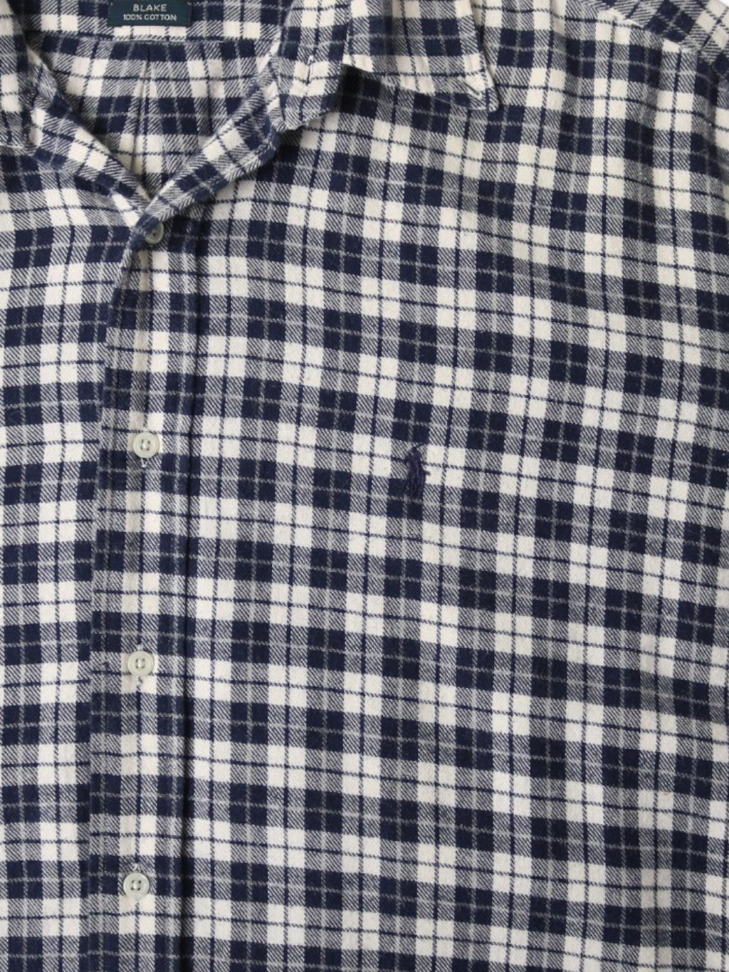 Vintage Shirt - Navy Check