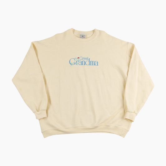 'Great Grandma' Sweatshirt - Yellow
