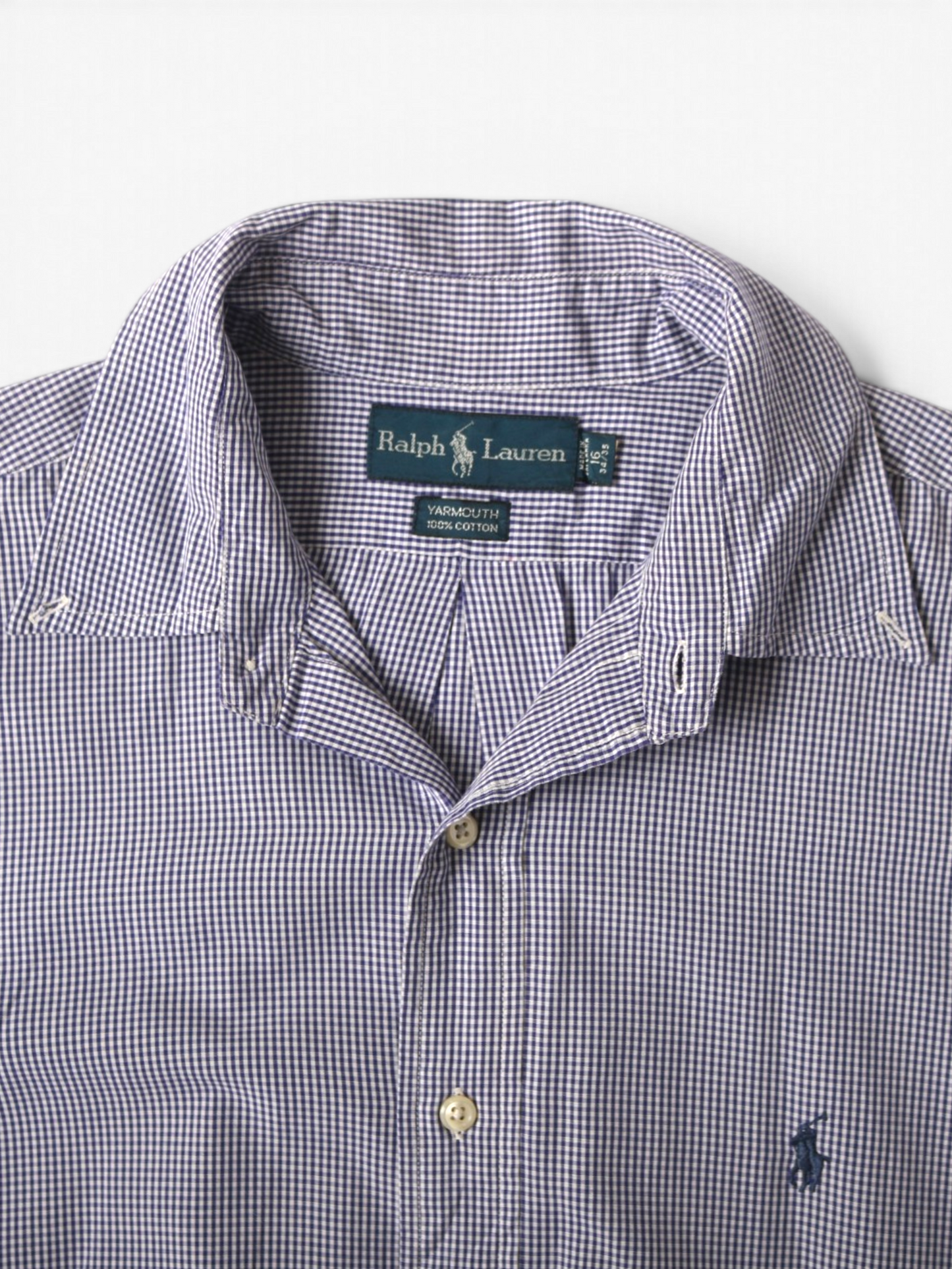 Vintage Shirt - Blue Check