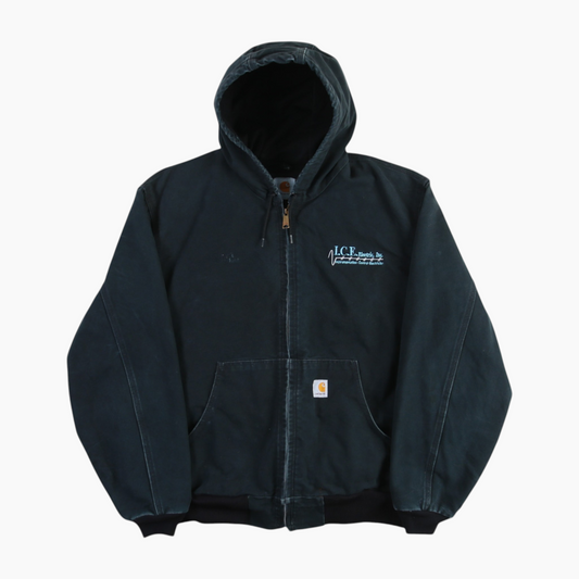 Hooded Active Jacket - Black