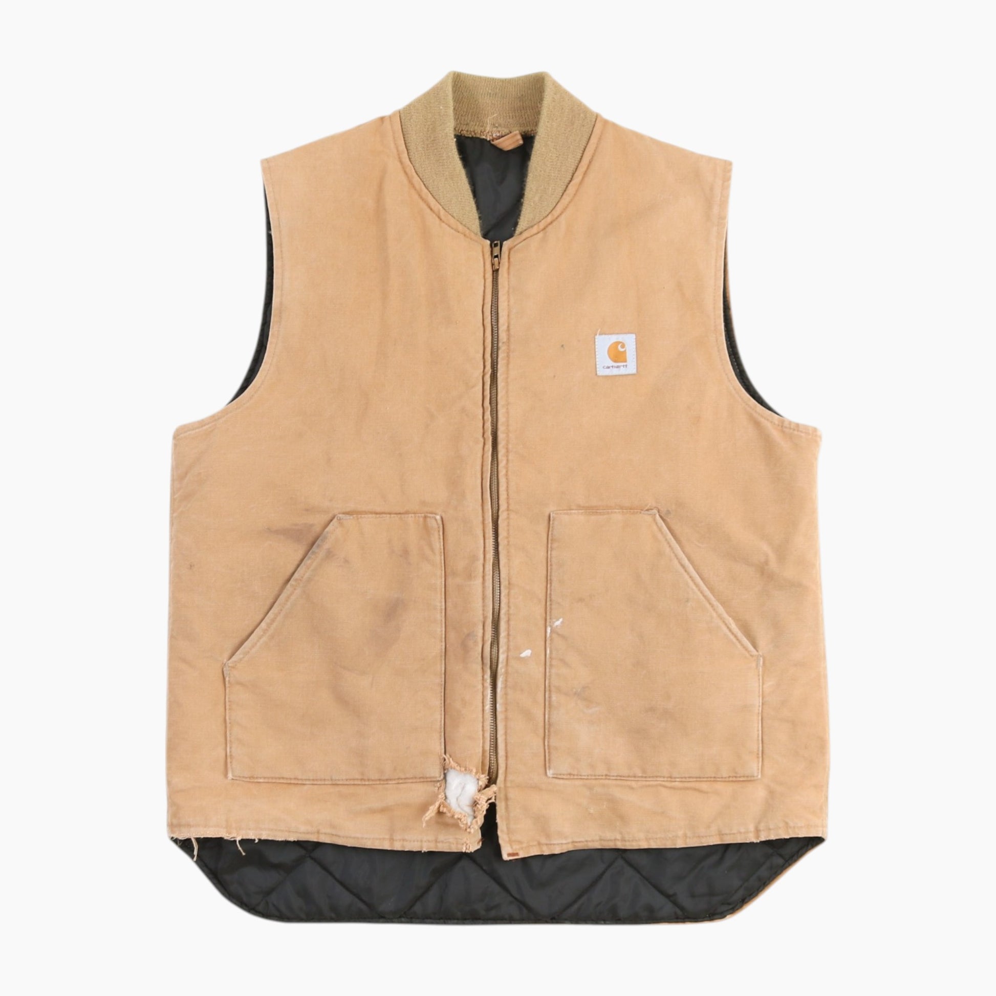 Lined Vest - Brown