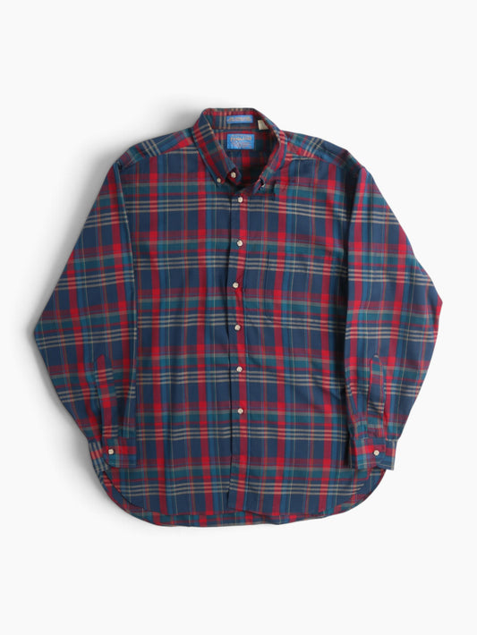 Vintage Flannel Shirt - Blue