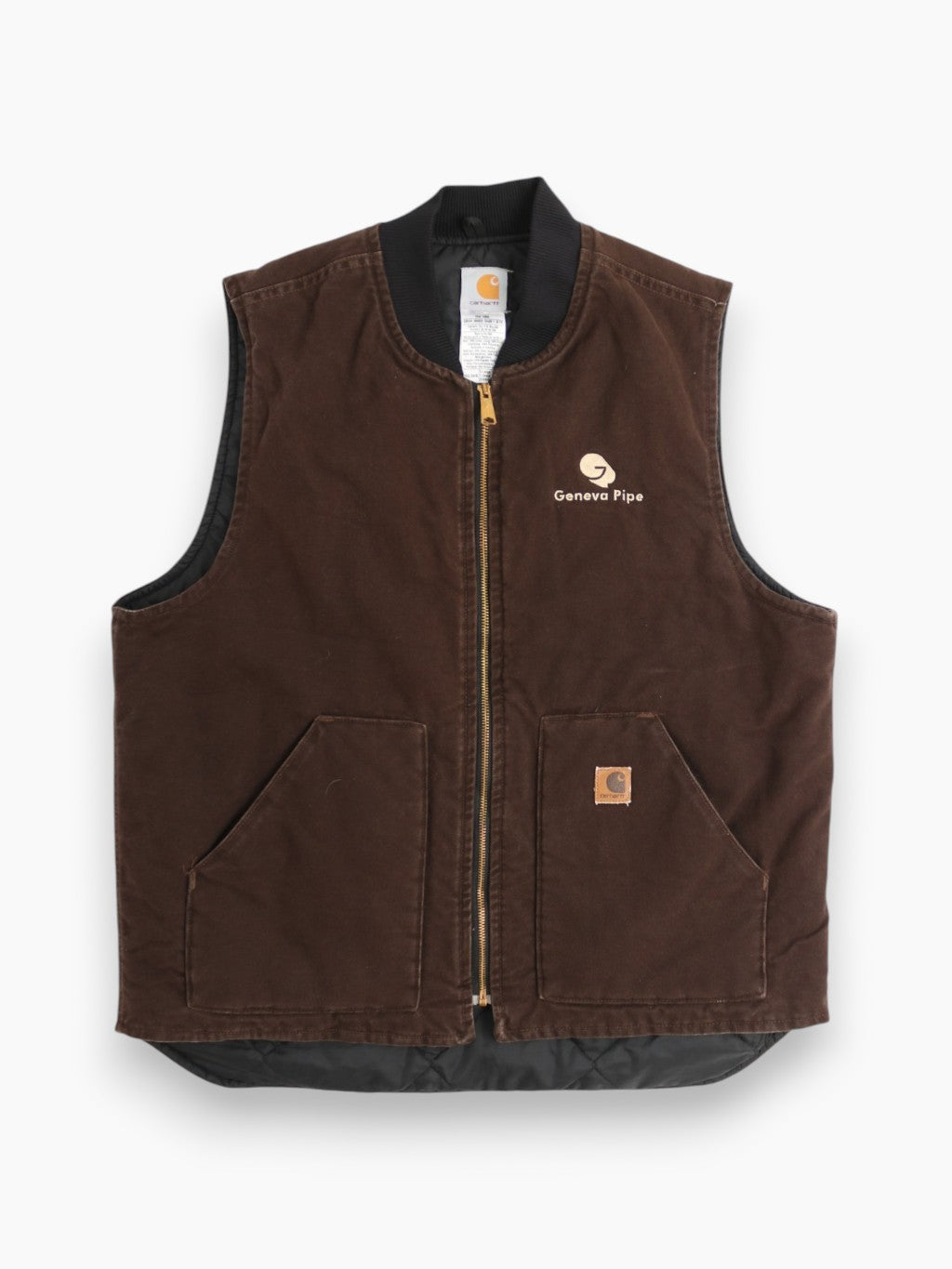 Lined Vest - Brown