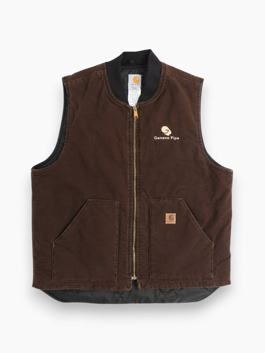 Lined Vest - Brown