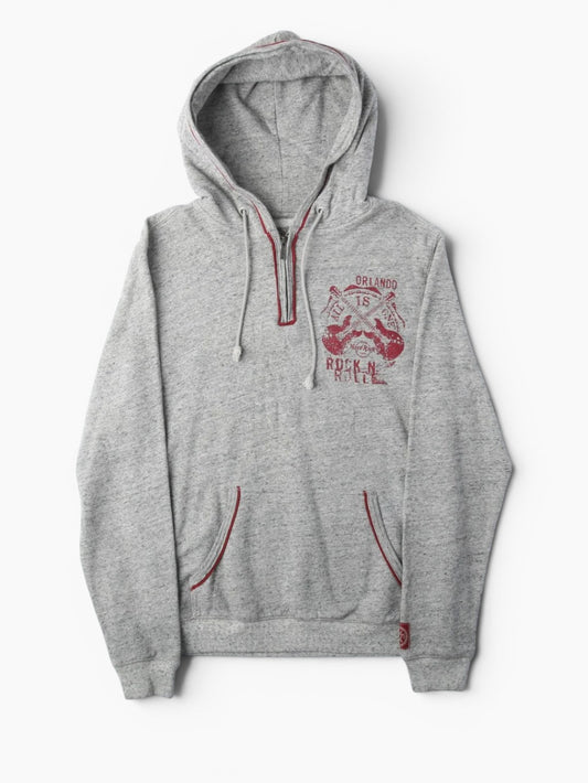 Hard Rock 'Orlando' Hooded Sweatshirt - Grey