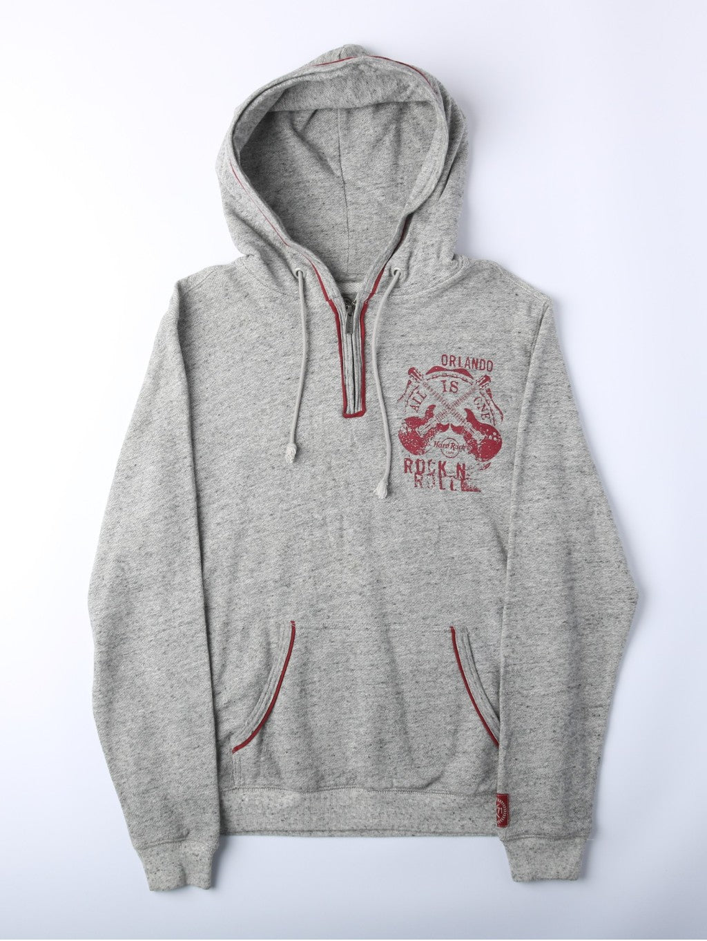 Hard Rock 'Orlando' Hooded Sweatshirt - Grey