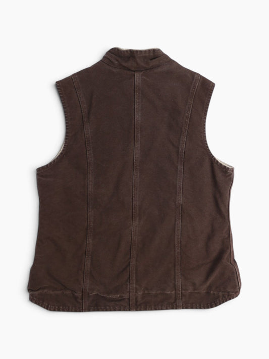 Lined Vest - Brown