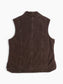 Lined Vest - Brown