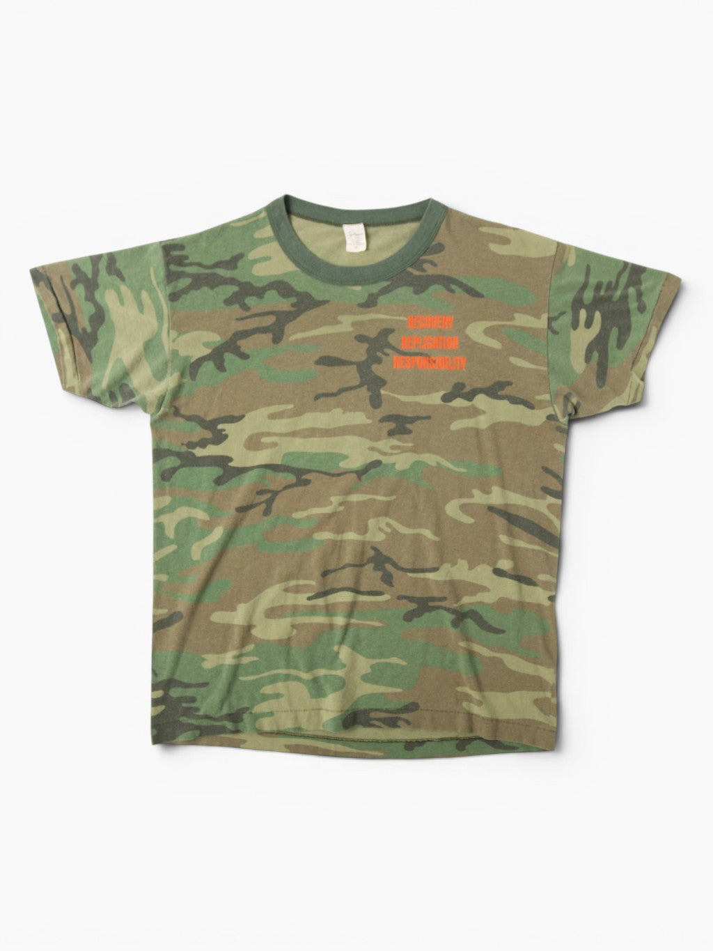 'Lake Charles Louisiana' Woodland Camouflage T-shirt