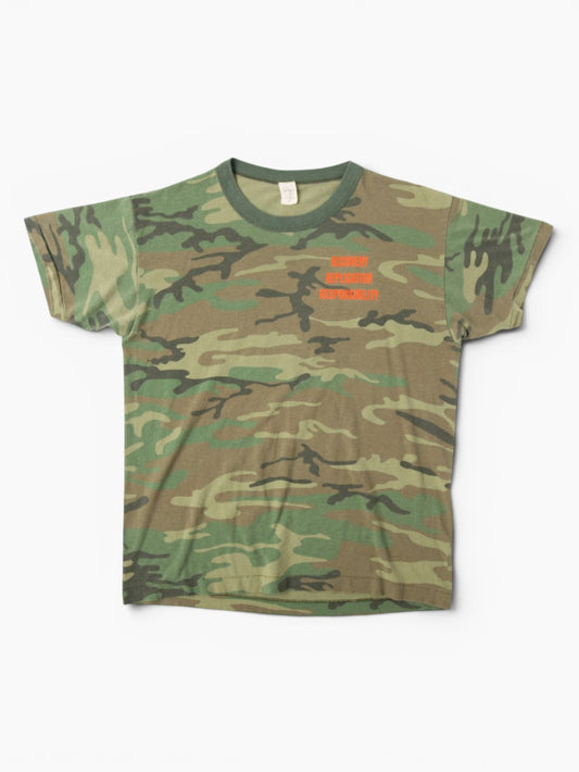 'Lake Charles Louisiana' Woodland Camouflage T-shirt