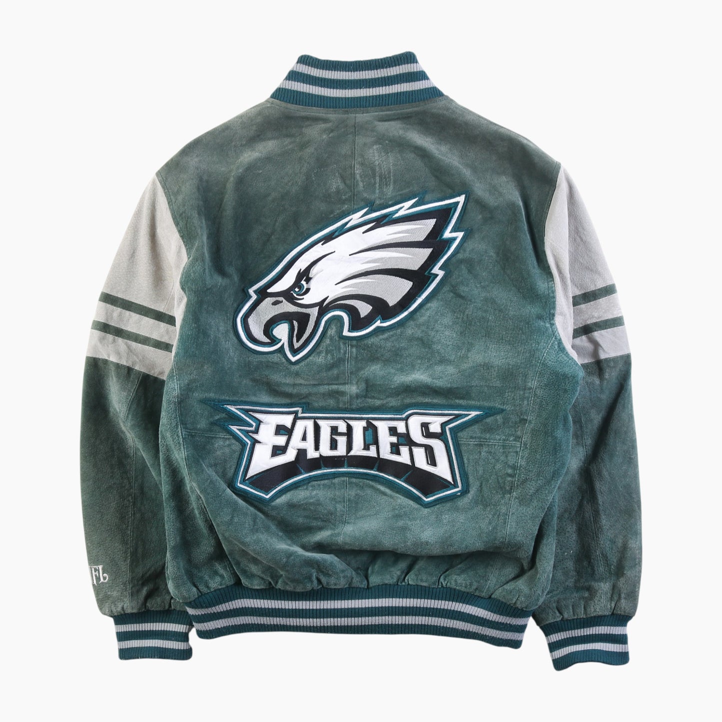 Philadelphia Eagles Suede Varsity Jacket