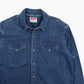 Western Denim Shirt - Blue