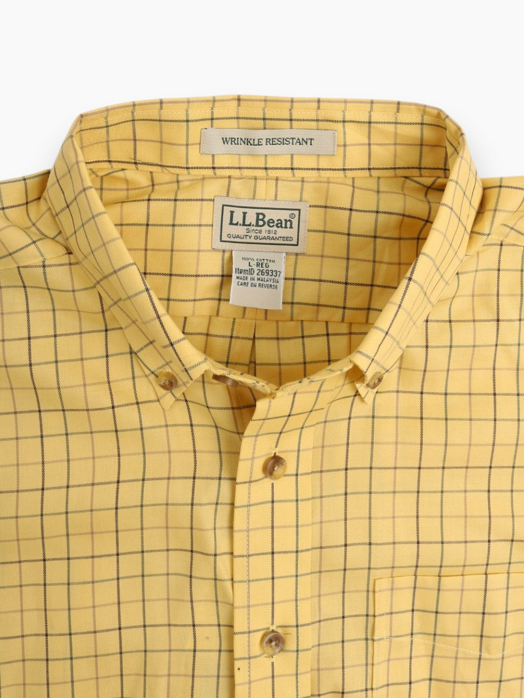 Vintage Shirt - Yellow Check